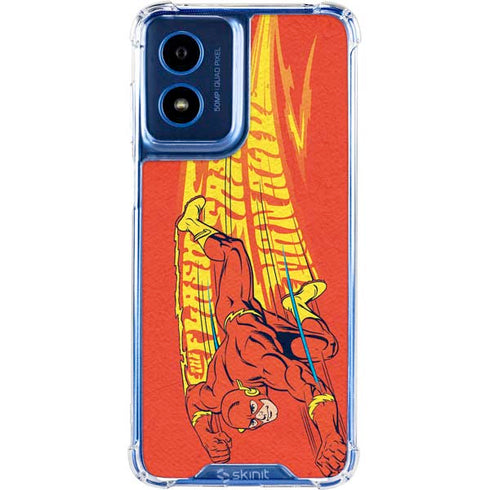 DC Comics Flash Racer Moto G 5G (2024) Clear Case